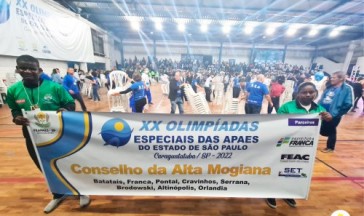  21 atletas da APAE Franca participam das Olimp&iacute;adas Estaduais das APAES