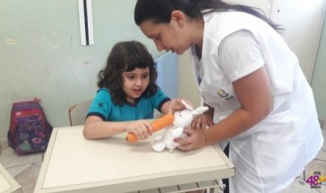 P&aacute;scoa na APAE-Franca
