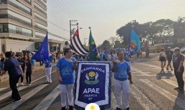 APAE-Franca participa do Desfile C&iacute;vico de 7 de Setembro 