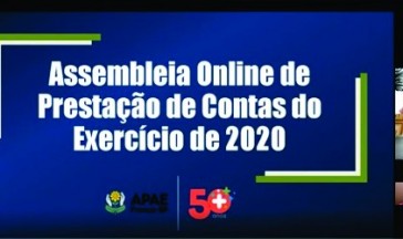Assembleia de Presta&ccedil;&atilde;o de Contas Online: