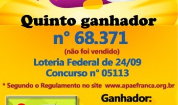 E o ganhador do grande pr&ecirc;mio foi...