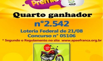Quarto Sorteio - Show de Pr&ecirc;mios da APAE